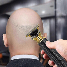 (Preto) T9 Professional Electric Hair Trimmer Hair Trimmer Barber Trimmer 0mm Shaver Trimmer