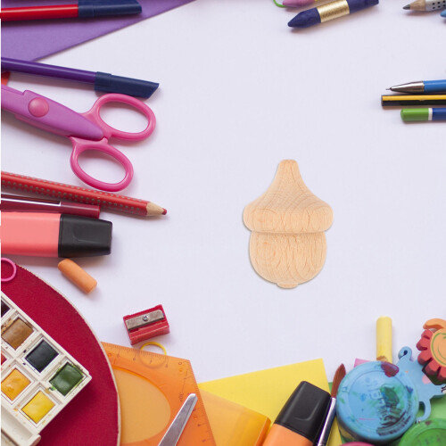 10St Onbewerkt Eikeltje Kinder DIY Schilderproject 2