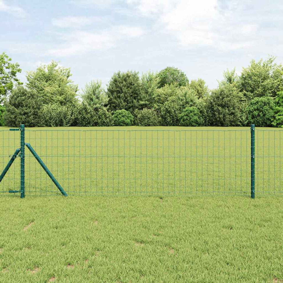 Vidaxl Ground Fix Welded Wire Fence 10 X 0.4 M (W X H)
