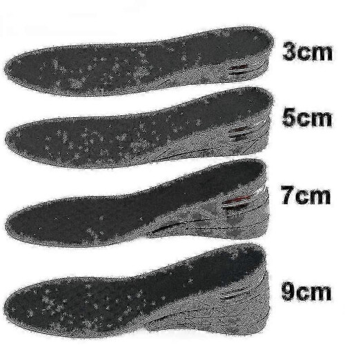 (7cm) Height Increasing Insole Adjustable 3cm to 9cm for Men