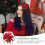 5Stk Lockige Haarclips Xmas Festliche Haarschmuck 4