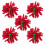 5Stk Lockige Haarclips Xmas Festliche Haarschmuck 7