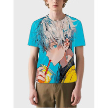 (XS) T-shirt short sleeve round neck summer casual loose P1369