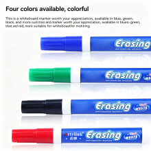 Löschbarer Whiteboard-Marker, wasserbasierter Tintenmarker,-Blau