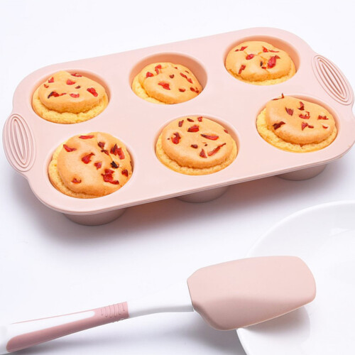 1St Duurzame Siliconen Bakvorm Keuken Tool Roze 2