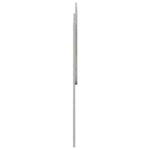 VidaXL vidaXL Headboard Concrete Grey Engineered wood 2