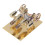 Hot Air Stirling Engine With USB Light, Physics Science Experiment Engine Model That Converts Energy Through Closed-Cycle Reciprocating Mechanism, Com 6