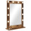 VidaXL vidaXL Vanity Mirror Rectangular with Mirror Old Wood 70 x 50 x 18 cm 5