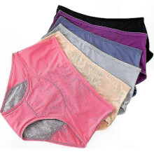 (8XL, Pink) Protective Underwear for Women, Leakproof Incontinence Pants