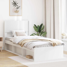 vidaXL Headboard White PB
