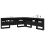 VidaXL vidaXL Storage Headboard with Shelf Black Oak 200 cm Engineered Wood 3