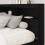 VidaXL vidaXL Storage Headboard with Shelf Black Oak 200 cm Engineered Wood 4