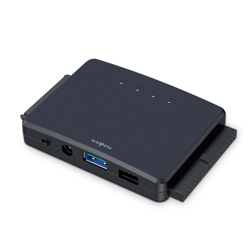 Harddisk adapter | USB 3.2 Gen1 | 2.5 / 3.5 " | IDE + SATA | Strømforsyning 2