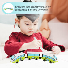 1Set Train Speelgoed Voor Kinderen Groen Legering