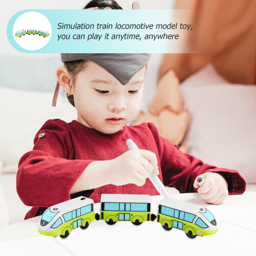 1Set Train Speelgoed Voor Kinderen Groen Legering