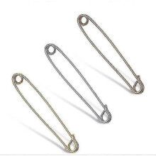 Collar Pins for Men Safety Pin Style Tie Bar for Wedding Business 3 Pcs