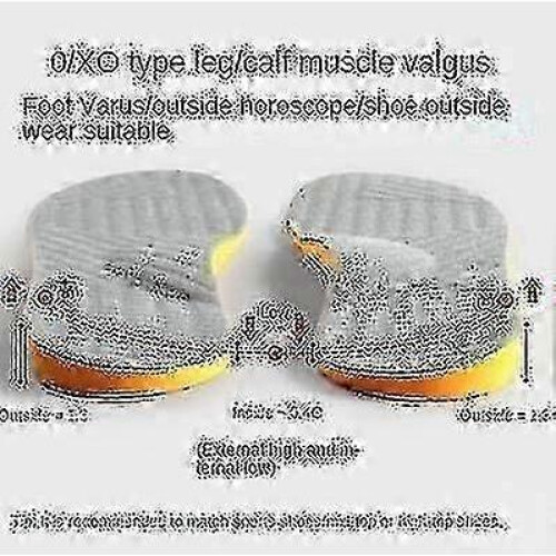 (Size 43 44, Black) corrective insoles for supination alignment 2