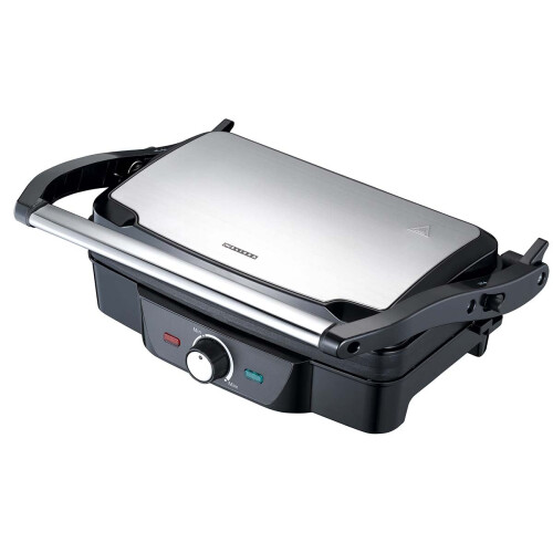 Panini / Bordgrill 1600W Sort / Rustfrit stål tophus 1