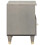 VidaXL vidaXL Bedside Cabinet 2 pcs Grey 40 x 33 x 46 cm Solid Mango Wood 5