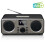 Stereo DAB+ FM-radio med Bluetooth Sort 2