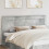 VidaXL vidaXL Headboard with Headboard Concrete Grey 200 cm Engineered Wood 1
