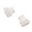 Bracelet élastique à la mode avec volants superposés,-Blanc 1