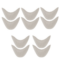 5 paires d'ajusteurs de chaussures demi-taille pour femmes-Gris