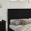 VidaXL vidaXL Headboard Black Oak Engineered wood 3