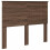 VidaXL vidaXL Headboard with Headboard Brown Oak 135 cm Engineered wood 2