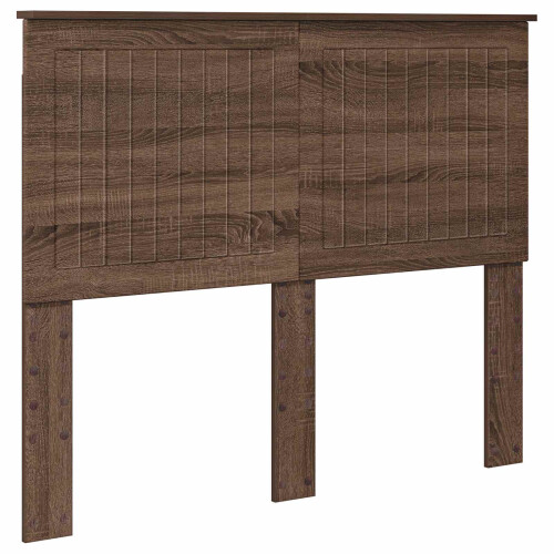 VidaXL vidaXL Headboard with Headboard Brown Oak 135 cm Engineered wood 1