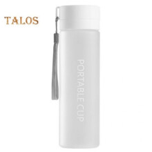 (White, 600ML) Minimalist Leak-proof Anti-deformed Water Bottle for Travel, Practical Drinking Bottle for Gym & Outdoor