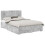 VidaXL vidaXL Bed Frame Concrete Grey 150 x 200 cm Engineered Wood 2