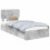 VidaXL vidaXL Storage Bed Concrete Grey 90 x 190 cm Engineered Wood 2
