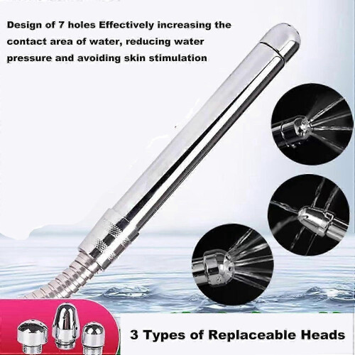 Latest Model Shower Anal Douche Enema Kit, Attaches to 1