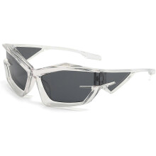(Silvery black) Sunglasses Irregular Square Sunglasses Fashion Outdoor Sunglasses Punk Style Sunglasses,hww