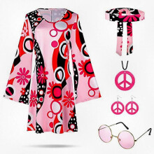 (4XL, Q1) 70s and 60s Vintage Disco Costumes for Women, Halloween Party Outfits, Carnival Dresses, Retro Dancewear