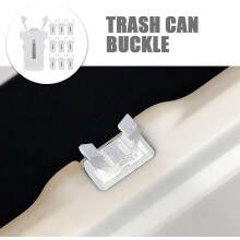 10 stuks witte plastic prullenbaksluitingen met druksluiting