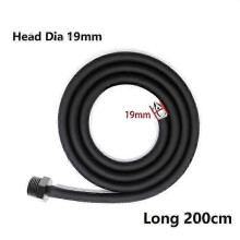 (200CM) 25 to 200cm Douche Silicone Bidet Enema Syringe Anal Shower Cleaning Head Set Nozzle Tip Faucet Attachment Bathroom Accessories