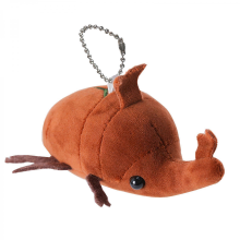 Bréagán Plush Cartúin Feithidí-Bábóg Ciaróg Álainn Eochairfháinne Bog Plush Gabhálais Mála Láimhe do Leanaí Fásta Mála Scoile Cr