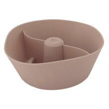 (khaki) Snack Bowl for Cup Reusable Spill Proof Large Capacity Tumbler Accessories Silicone Snack Tray Ring