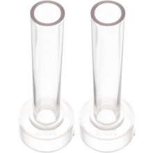 2 szt. form na świece stożkowe DIY 2,2 x 15 cm, plastikowe formy na świece filarowe do wesel i prac domowych