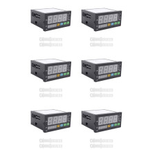 6X MYPIN Contrôleur de Pesage Numérique Indicateur de Cellules de Charge 2 Sorties Relais 4 Chiffres