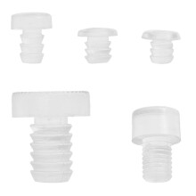150pcs Anti Collision Bumpers with Embedded Stem for Cabinet Door Protection