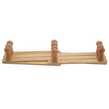 Accordion Wall Hanger 10 Hooks Pack Of 2 Natural Wood Wall Mounted Expandable Accordion Peg Coat Rack Hanger 2 Pack
