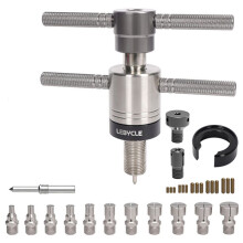 Lebycle Bicycle Hub Bearing Removal Kit Stainless Steel Tool Set for MTB Bike Bearings Installation Tool
