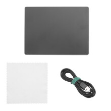 USB Trådbunden Multi-Touch Trackpad Slim Pekplatta Mus för Fönster Desktop/Laptop/Notebook PC Svart