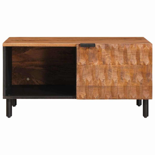 VidaXL vidaXL Coffee Table Brown 80 x 50 x 40 cm Solid Mango Wood 1