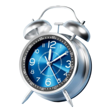 Réveil ultra-puissant pour adultes au sommeil profond, double cloche rétro 4 pouces, silencieux, à quartz, avec rétroéclairage, cadran