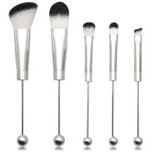 Beadable Makeup Brushes Silicone Beads DIY Makeup Cosmetic Brushes Beaded Brushes Kit for DIY