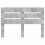 VidaXL vidaXL Headboard Concrete Grey Engineered Wood 3